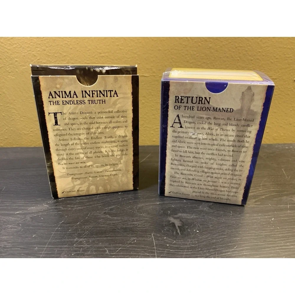 Dragon Shield: Matte Dual Sleeves - Wisdom (100ct)  NEW + Truth Partial Box